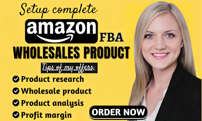 Gig Preview - Setup complete amazon fba wholesale product with brand approval, amazon product