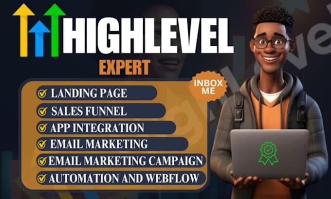 Gig Preview - Design highly converting gohighlevel website tailored to your brand