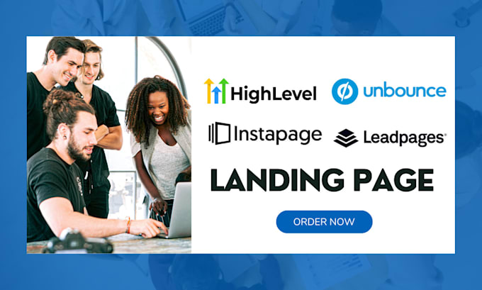 Gig Preview - Create landing page using leadpages, instapage, unbounce, convertri, gohighlevel