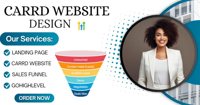 Bestseller - design carrd website,gohighlevel landing page,sales funnel, clickfunnel, website