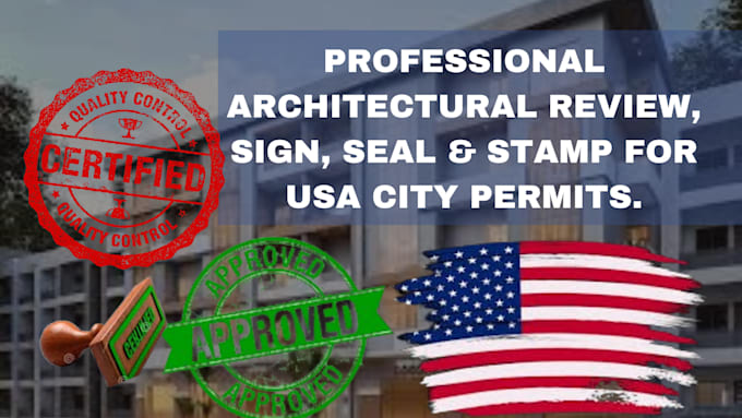 Gig Preview - Draw architectural floor plans, house plans, roof, stamp, for USA city approval