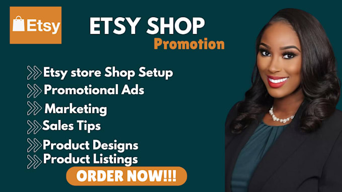 Gig Preview - Promote etsy store sales, etsy shop, etsy digital products for real daily sales