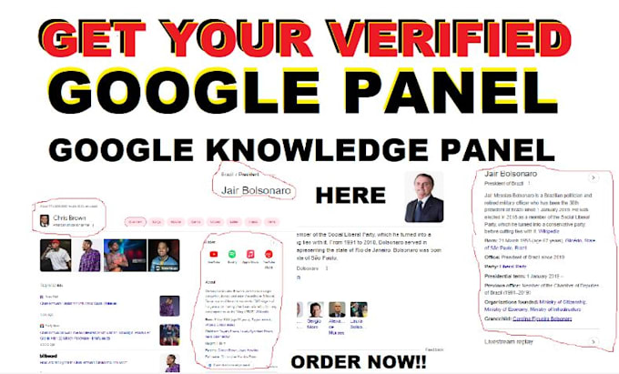 Gig Preview - Create a lifetime google knowledge panel guarantee for person or company