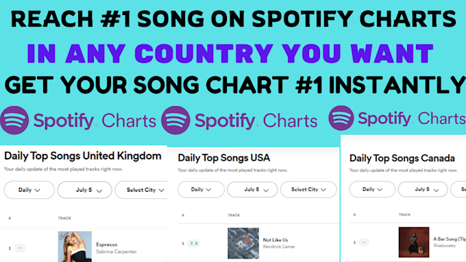 Bestseller - chart your spotify track on top 1 in spotify chart