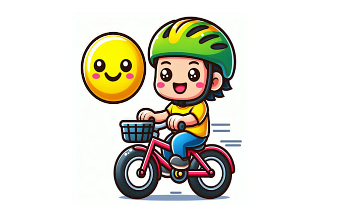 Gig Preview - Make a high quality ride a bike mascot logo for you with new concept