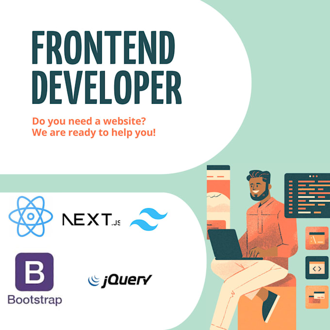 Gig Preview - Be your frontend developer using react nextjs