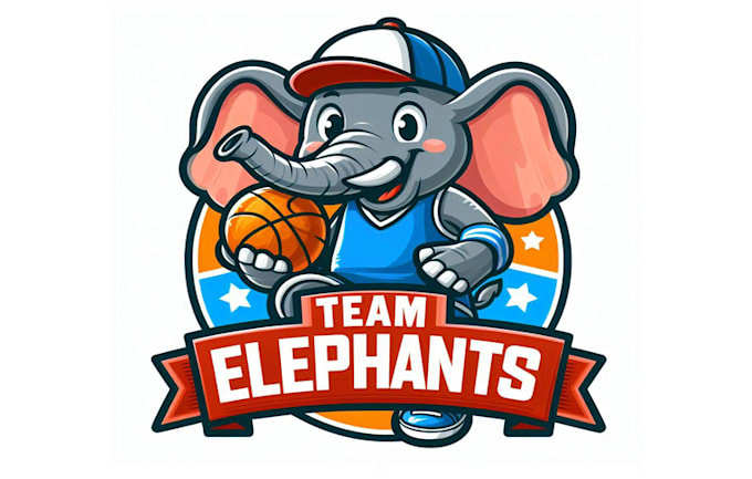 Bestseller - design vintage elephant mascot logo with free source file