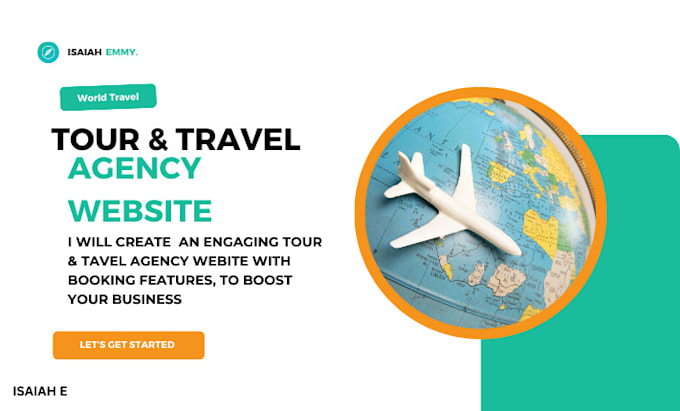 Gig Preview - Create an engagaging travel agency website with booking features