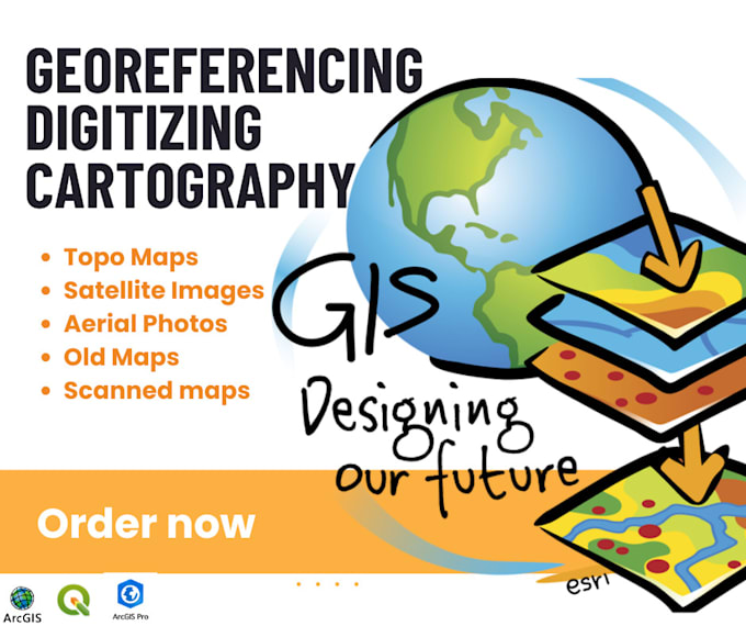 Gig Preview - Do georeferencing, digitizing, and cartography