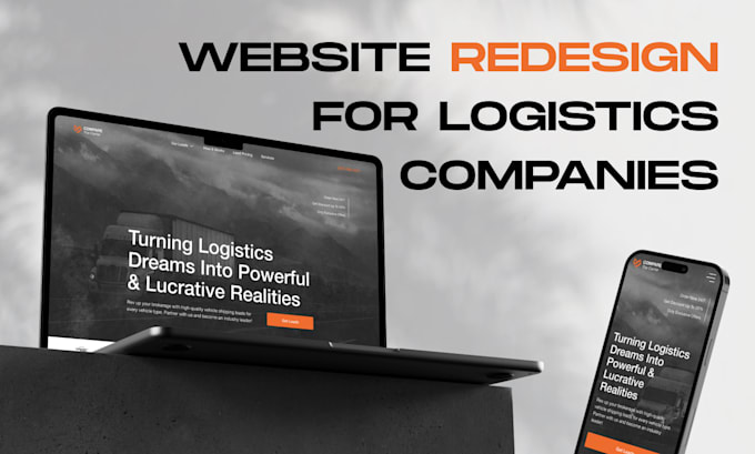 Gig Preview - Create a professional logistics website design