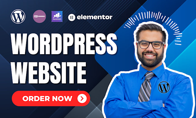 Gig Preview - Design a professional wordpress website using kadence blocks or elementor