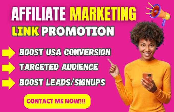 Gig Preview - Do clickbank affiliate marketing link promotion, CPA MLM leads generation