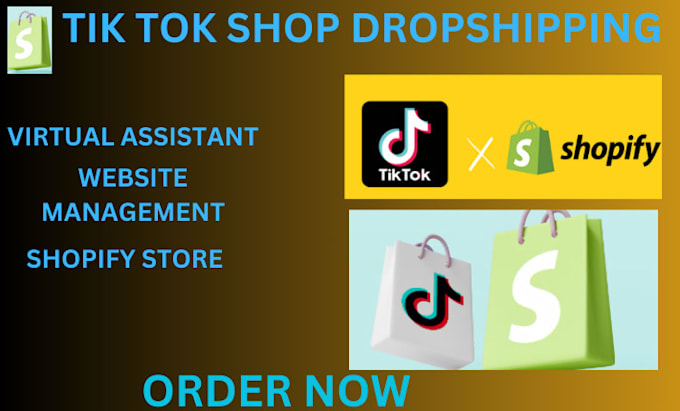 Gig Preview - Do tik tok expert shop manager, set up shopify, drop shipping virtual assistant