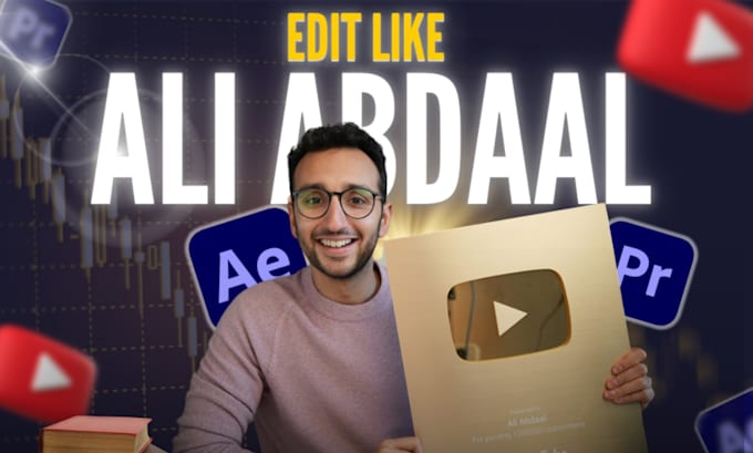 Gig Preview - Edit ali abdaal style videos for you