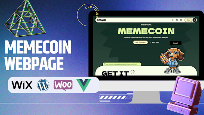 Bestseller - create a memecoin website and token with liquidity