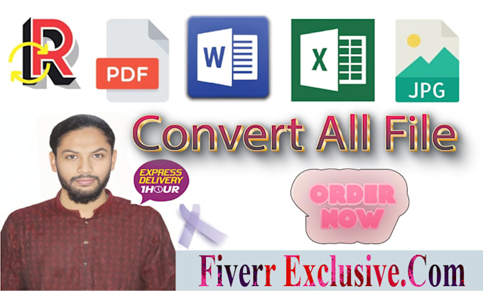 Gig Preview - Convert pdf to word, scanned image to word or google docs