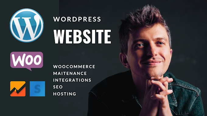 Gig Preview - Create a custom wordpress website or woocommerce store