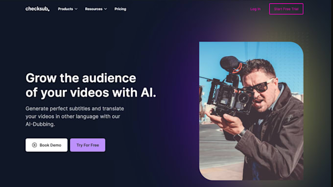 Gig Preview - Develop ai dubbing website, ai saas, ai online video generator, image dub app