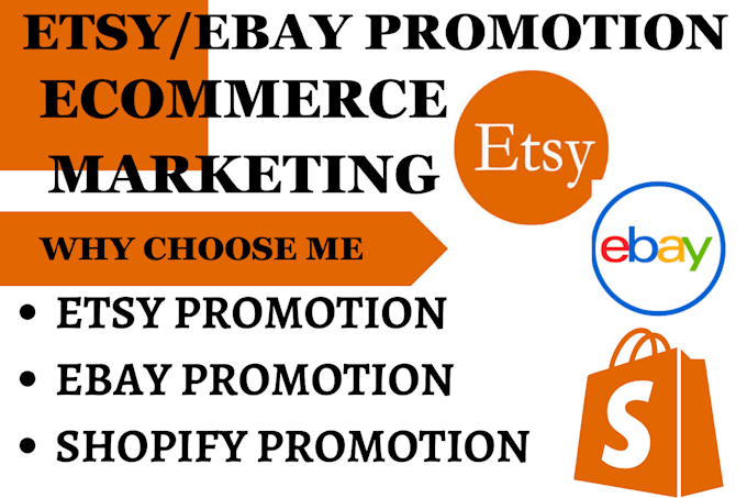 Gig Preview - Etsy ebay amazon promotion advertisement to boost store sales traffics