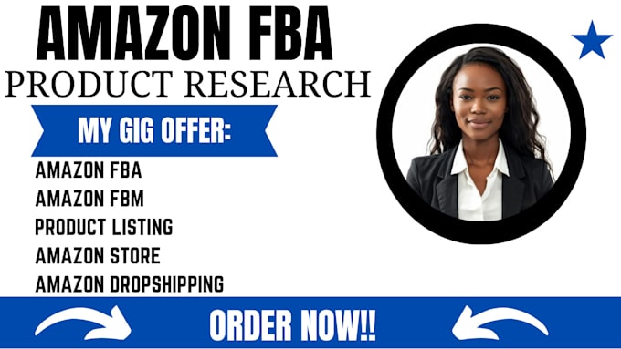 Gig Preview - Do amazon fbm dropshipping, amazon dropshipping product research product