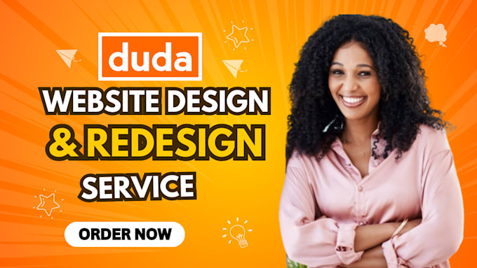 Gig Preview - Design, edit duda website, duda builder, duda redesign, clone website, duda SEO