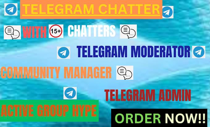 Bestseller - telegram chatter telegram telegram moderator community manager discord chatter