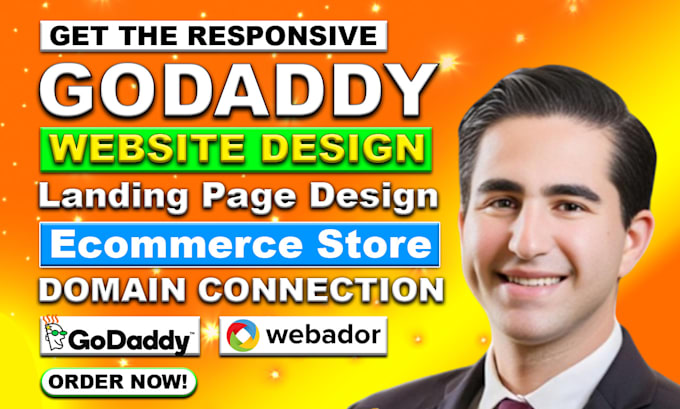 Gig Preview - Do godaddy ecommerce, godaddy online store, godaddy website, domain connection