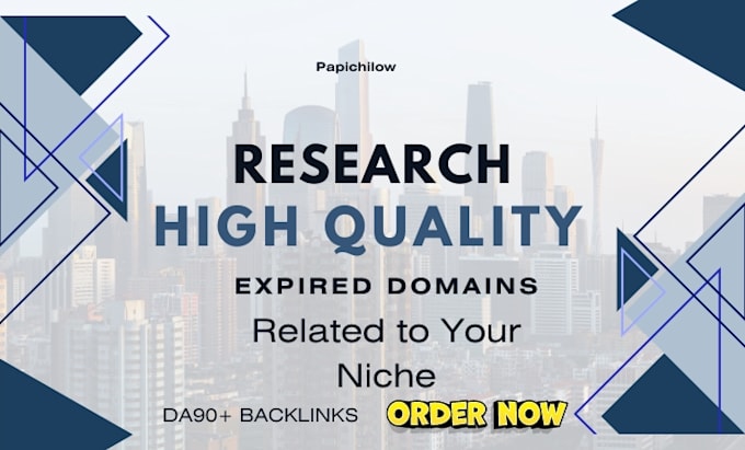 Gig Preview - Research high quality expired domains in your niche