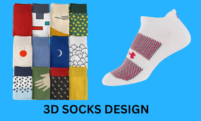 Gig Preview - Do 3d socks, socks design, sublimation, custom socks unique socks for you