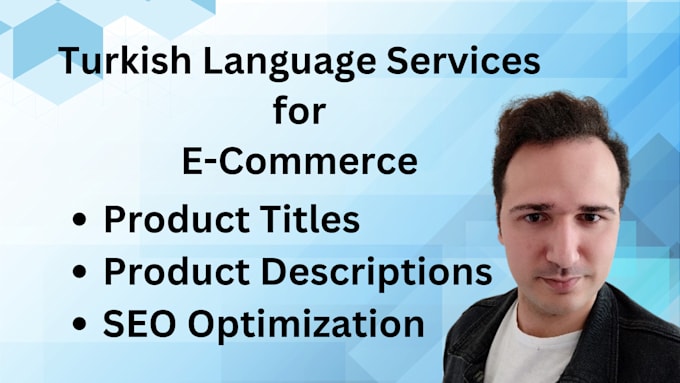 Gig Preview - Do turkish language services for your ecommerce projects