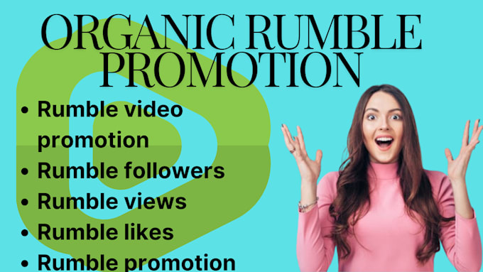 Gig Preview - Organic rumble video promotion for your channel