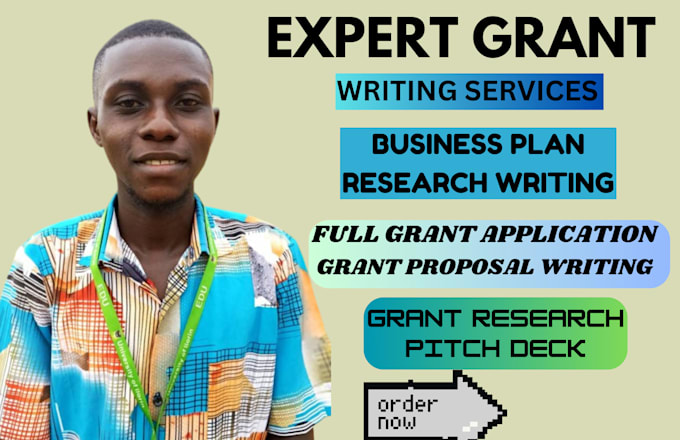 Gig Preview - Do grant research grant application grant proposal, grant writing