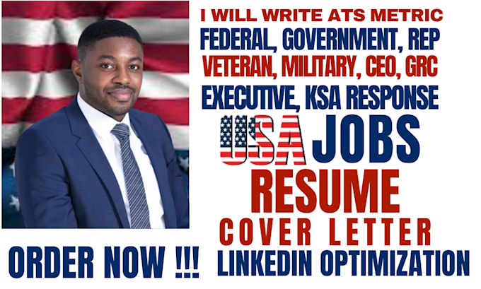 Gig Preview - Deliver a professional federal resume, usajobs and executive resume writing