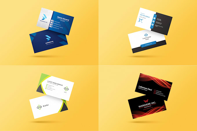 Gig Preview - Create 5 different eye catching business cards in 5 hours