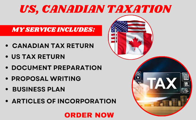 Gig Preview - File US tax return for business, individual, canada tax return, form 1040, ct600