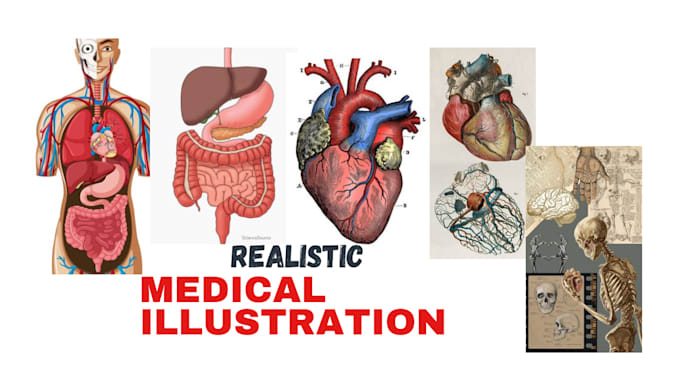 Gig Preview - Make medical, scientific illustration, dental, drawing, exercises and anatomy