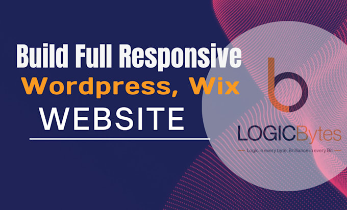 Gig Preview - Build, redesign responsive wordpress or wix website for your business