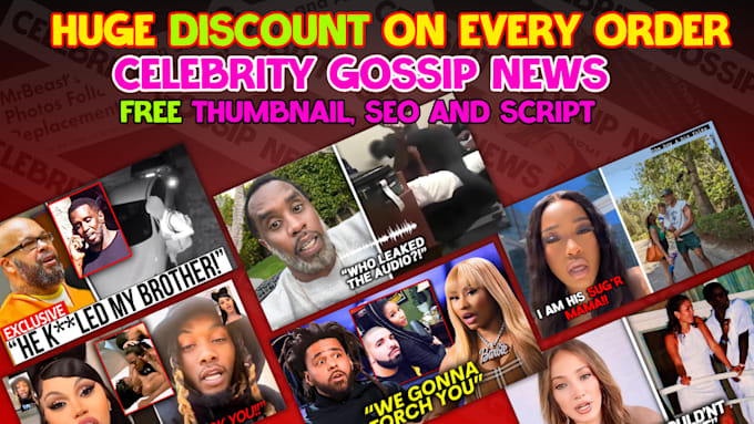 Gig Preview - Create and manage celebrity gossip channel