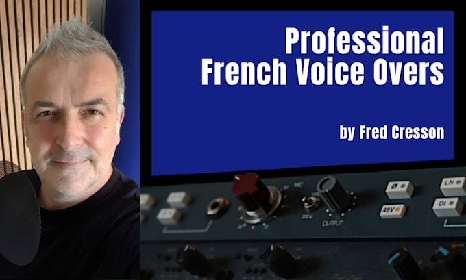 Gig Preview - Provide professional french and english voice overs or dubbing