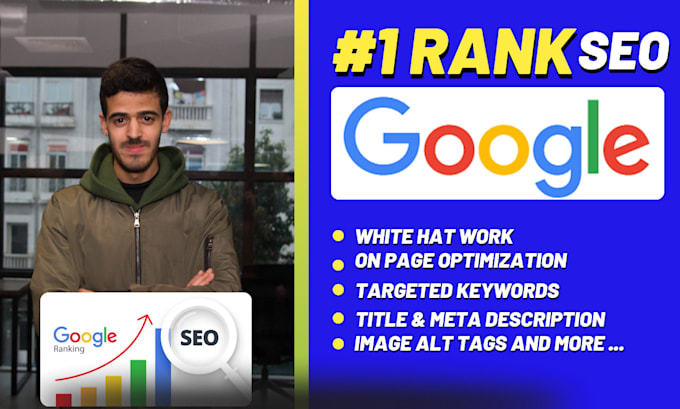 Gig Preview - Rank website with monthly SEO service for top google rankings