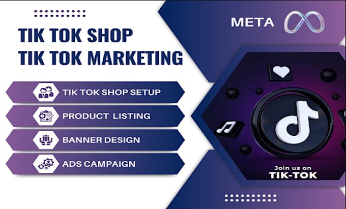 Bestseller - set up tiktok shop managing tiktok shop and ads tiktok marketing management