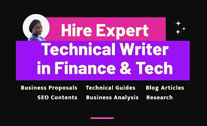 Bestseller - write technical content related to finance, business, and tech