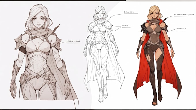 Gig Preview - Sketch your character concept or anything