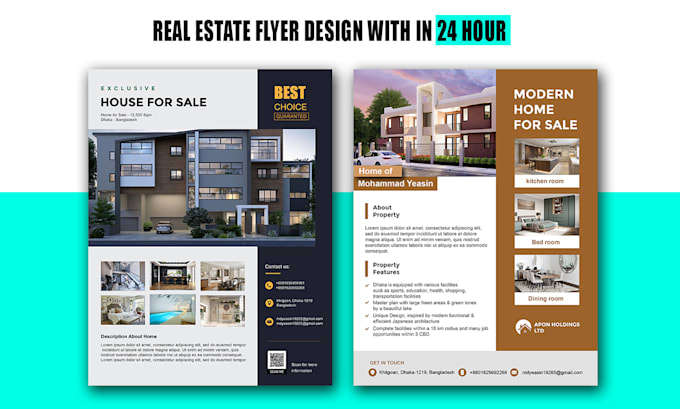 Gig Preview - Do real estate flyer design