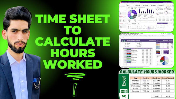 Gig Preview - Do employee timesheet tracking in excel