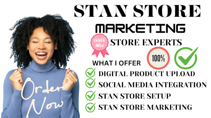 Gig Preview - Do stan store marketing, stan store sales funnel, stan store digital product