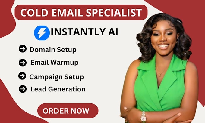 Gig Preview - Setup instantly ai cold email outreach and warm up your leads