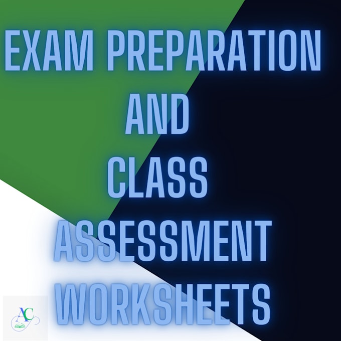 Gig Preview - Prepare accounting worksheets for class tests and exam