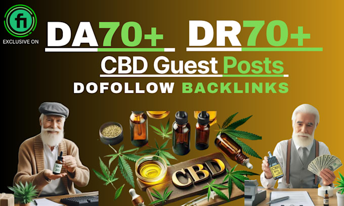 Gig Preview - Do high quality cbd guest posts on top cannabis vape sites