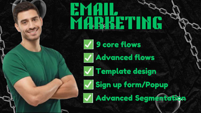 Gig Preview - Create a top notch klaviyo email marketing flows and bulk email blast